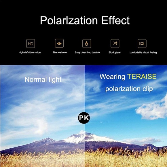 ERAISE Polarized Clip-on Sunglasses - Picture 5 of 7